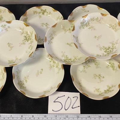 12 Vintage Haviland Limoges Fruit Bowls