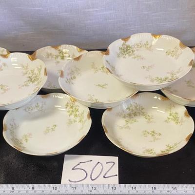 12 Vintage Haviland Limoges Fruit Bowls