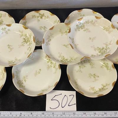 12 Vintage Haviland Limoges Fruit Bowls
