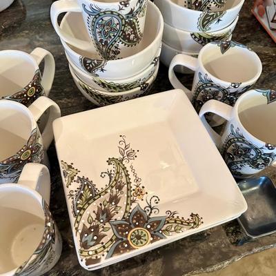 Darling Dish set Mugs Plates and Bowls