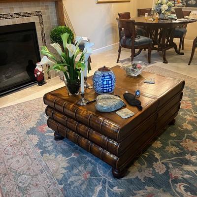 “Book” coffee /occasional Table With Storage