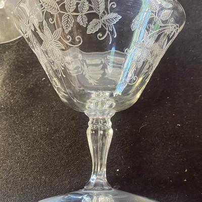 Vintage Champagne Glasses