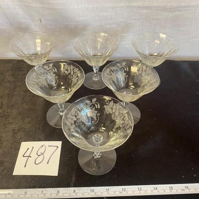 Vintage Champagne Glasses