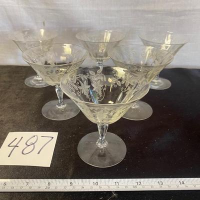 Vintage Champagne Glasses