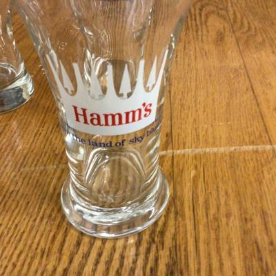 Hamm’s Beer Glasses Lot