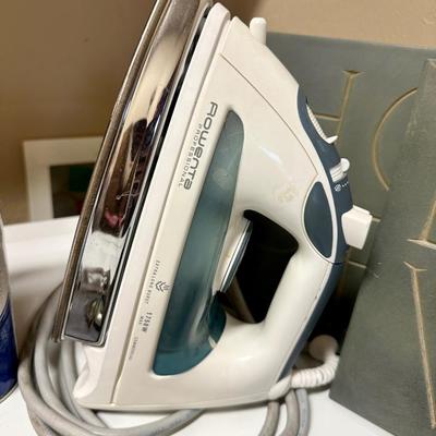 Rowenta iron, starch and hanging accessories (everything in photo included)