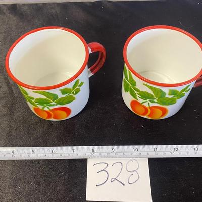 Granite ware Enamelware Cups