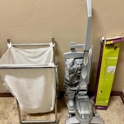 Kirby, upright, vacuum and laundry accessories