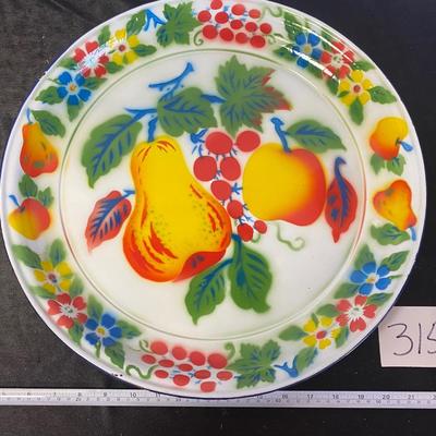 Big Graniteware Enamelware Bowl