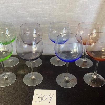 Vintage Balloon Wine Glasses