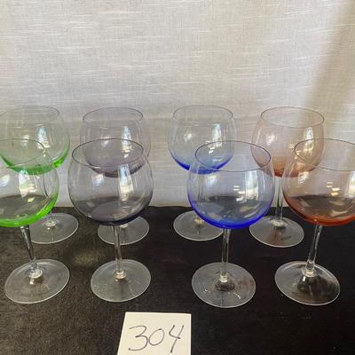 Vintage Balloon Wine Glasses