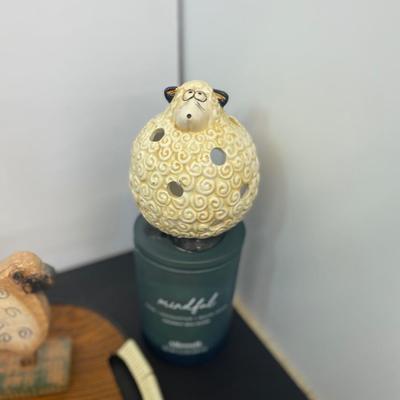 A Bit Sheepish! With a cool Brass Iron Hand Clip, Brass Bells, Relaxing Candle and More