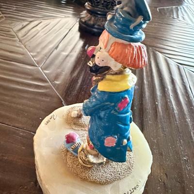 Ron Lee golf clown figurine