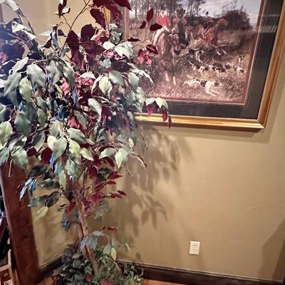 Horse art and Faux tree