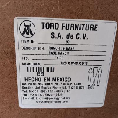 Nice Toto Furniture Ranch style TV base Media cabinet