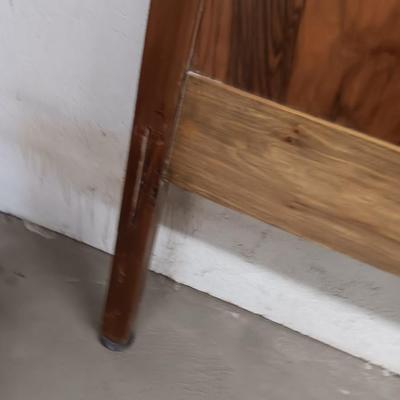 Antique Bed frame - Queen sized bed frame - Headboard Footboard and side rails