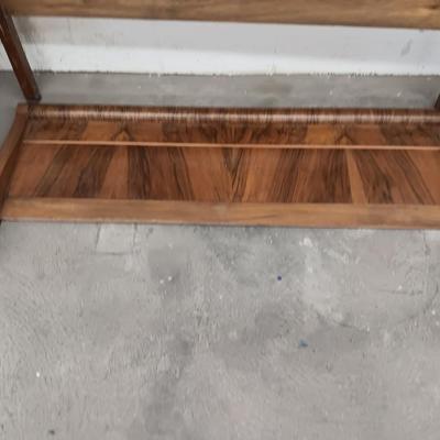 Antique Bed frame - Queen sized bed frame - Headboard Footboard and side rails