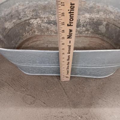 Antique Copper Coal / Ash Bucket with Galvanized tub
