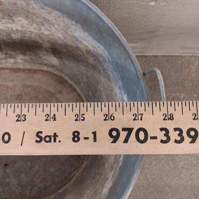 Antique Copper Coal / Ash Bucket with Galvanized tub