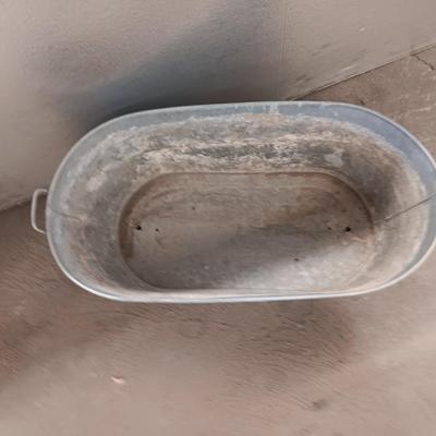 Antique Copper Coal / Ash Bucket with Galvanized tub