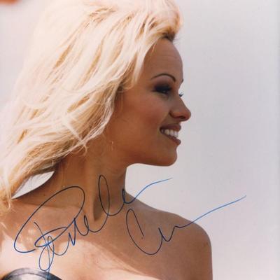 Pamela Anderson signed photo
