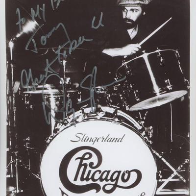 Chicago drummer Danny Seraphine signed photo