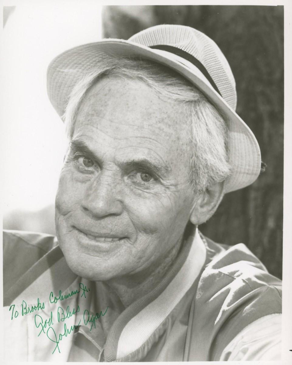 John Agar signed photo | EstateSales.org