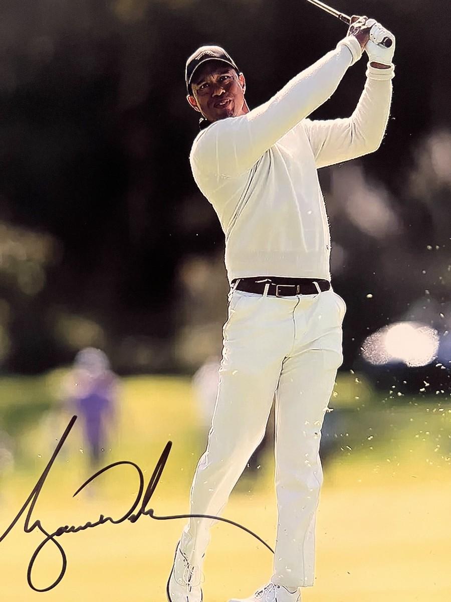 Tiger Woods Signed Autographed 8X10 Card Photo 97 Masters UDA LE 73