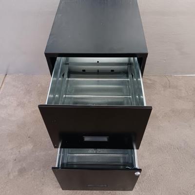 Locking Two drawer metal filing cabinet with Keys!
