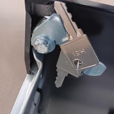 Locking Two drawer metal filing cabinet with Keys!