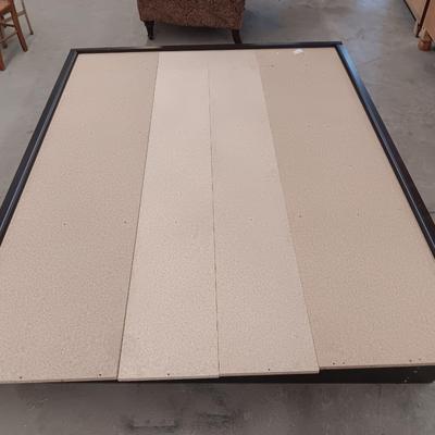 Platform bed with Stockwell Therapedic International mattress - Full Size
