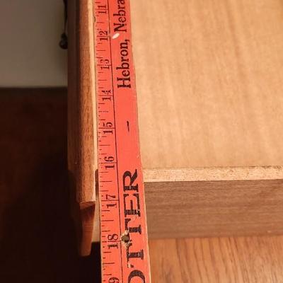 Solid wood desk