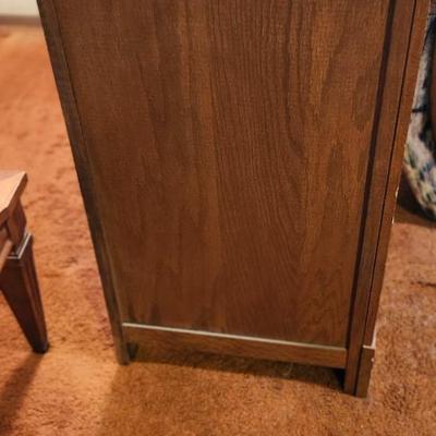Solid wood desk