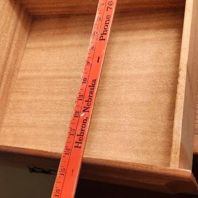 Solid wood desk