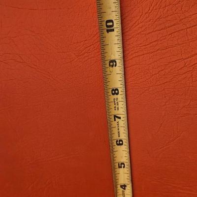 Teo Mid Century Modern Admiral Chrome Corp Burnt Orange Swivel adjustable height Barstool