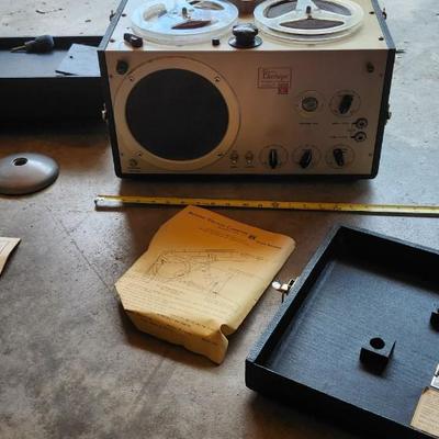 Vintage Webster Electric Ekotape Reel to Reel Recorder/Reproducer