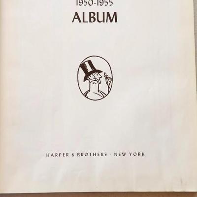 Vintage Book Lot, including 1942 United Nations War Atlas Book and The New Yorker 1950-55 Album