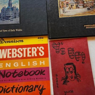 Vintage Book Lot, including 1942 United Nations War Atlas Book and The New Yorker 1950-55 Album