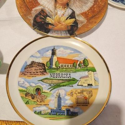 Vintage Fire King Jadeite Extra Heavy Restaurant Mug and Collectors Plates