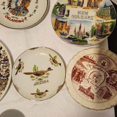 Vintage Fire King Jadeite Extra Heavy Restaurant Mug 1940s and collector plates