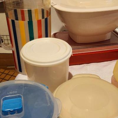 Tupperware and new food storage containers