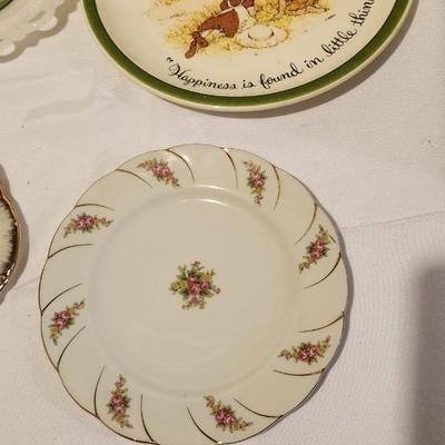 Collector Plates including 1960s Vintage Disneyland Lattice Edged Plate