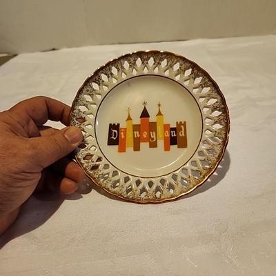 Collector Plates including 1960s Vintage Disneyland Lattice Edged Plate