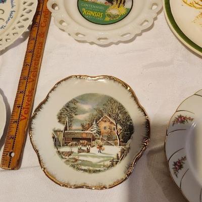 Collector Plates including 1960s Vintage Disneyland Lattice Edged Plate