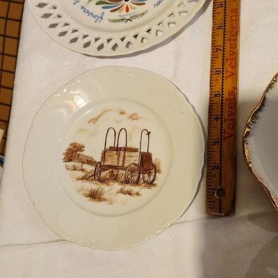 Collector Plates including 1960s Vintage Disneyland Lattice Edged Plate