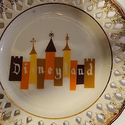 Collector Plates including 1960s Vintage Disneyland Lattice Edged Plate