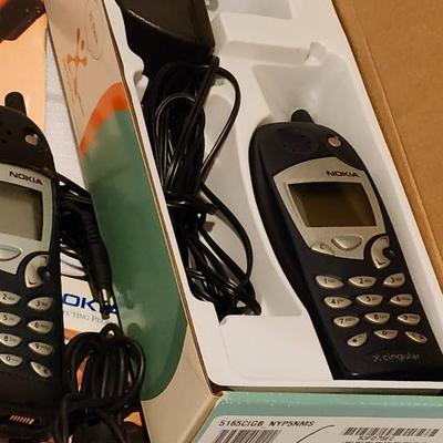 2 Nokia Vintage Cell Cellular Phones