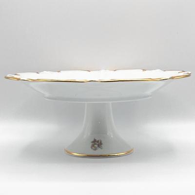 SCHUMANN ARZBERG ~ Wild Rose ~ Pedestal Cake Plate