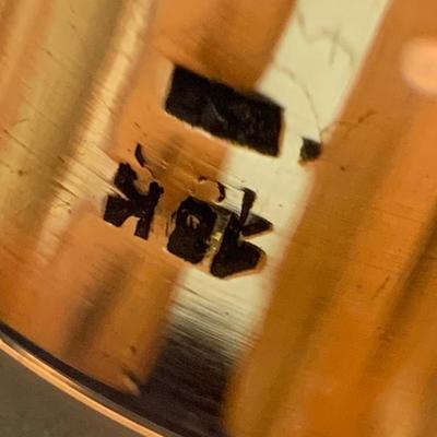 Heavy 18k Monogrammed Estate Ring 32 grams