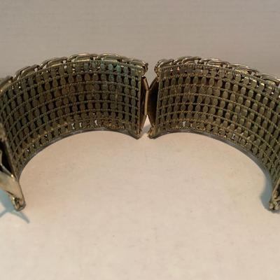 Thick Sterling Bangle Bracelet